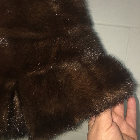 Vintage Brown Fur Stole - Picture 13 of 17